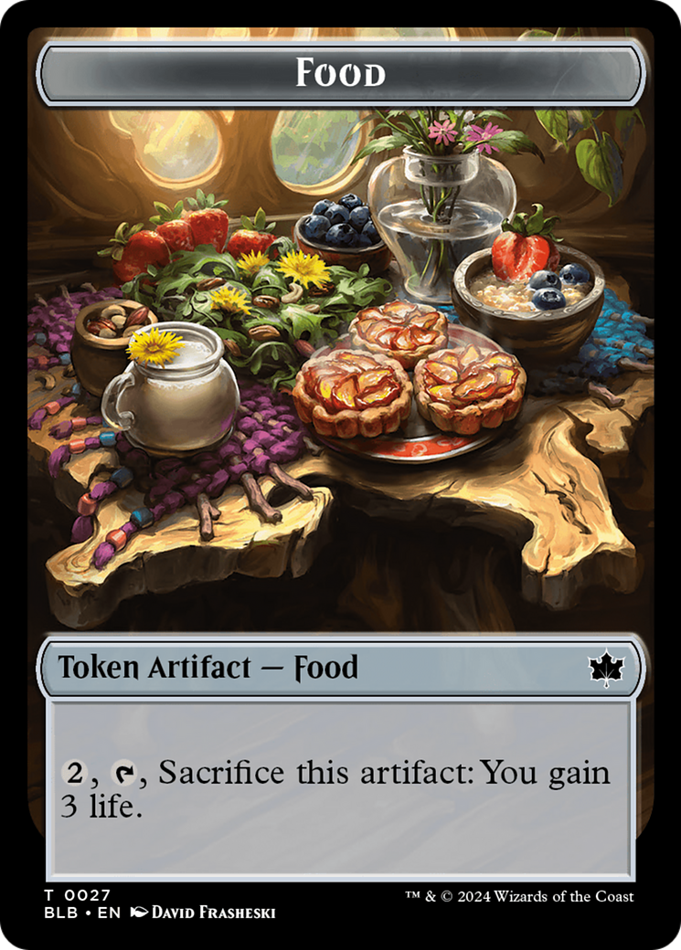 Food // Bushy Bodyguard Double-Sided Token [Bloomburrow Tokens] | Impulse Games and Hobbies