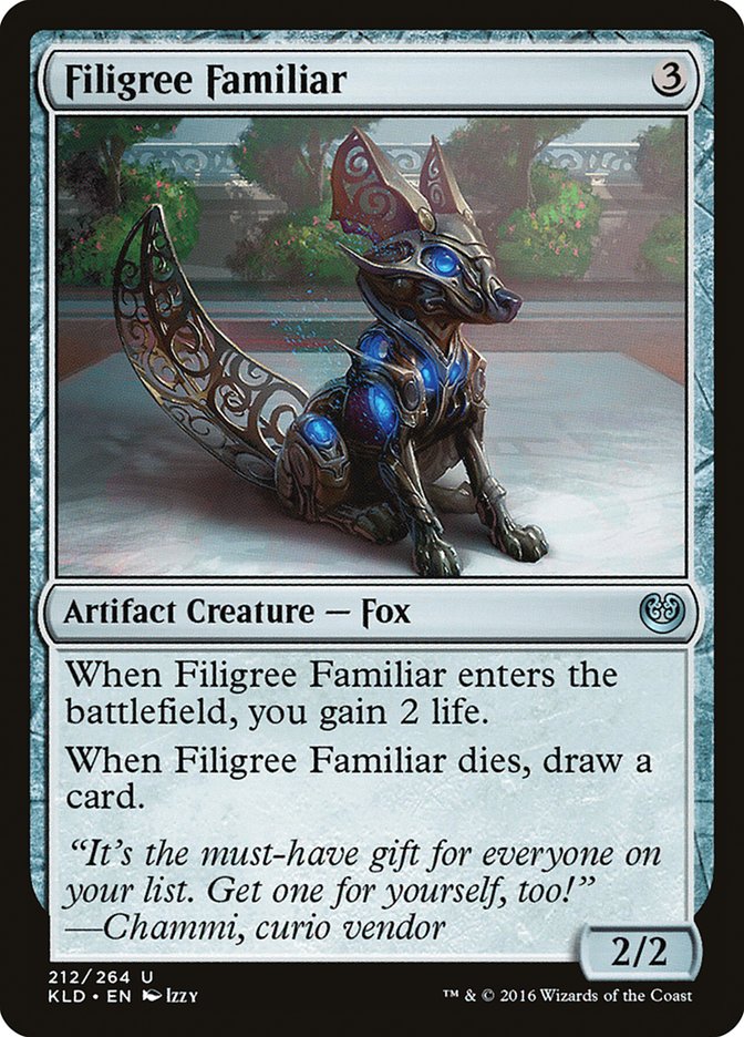 Filigree Familiar [Kaladesh] | Impulse Games and Hobbies