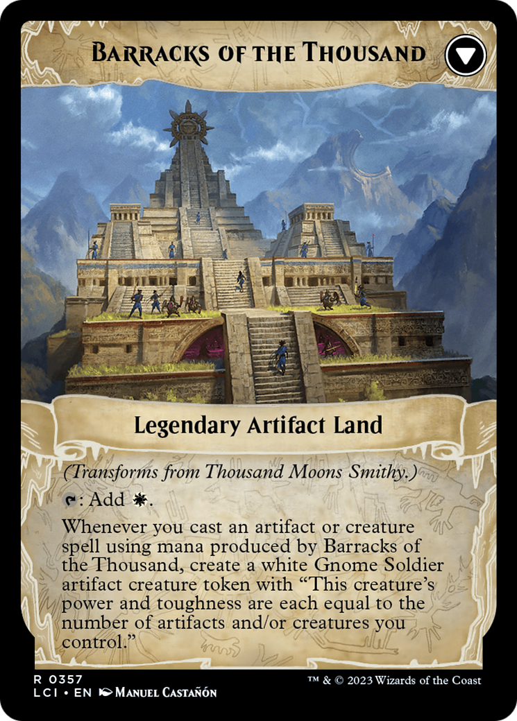 Thousand Moons Smithy (Extended Art) // Barracks of the Thousand [The Lost Caverns of Ixalan] | Impulse Games and Hobbies