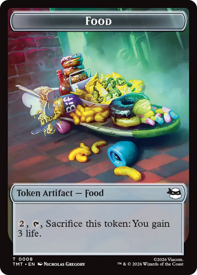 Insect Warrior // Food Double-Sided Token [Teenage Mutant Ninja Turtles Tokens] | Impulse Games and Hobbies