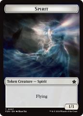 Spirit // Cat (0001) Doubled-Sided Token [Foundations Tokens] | Impulse Games and Hobbies
