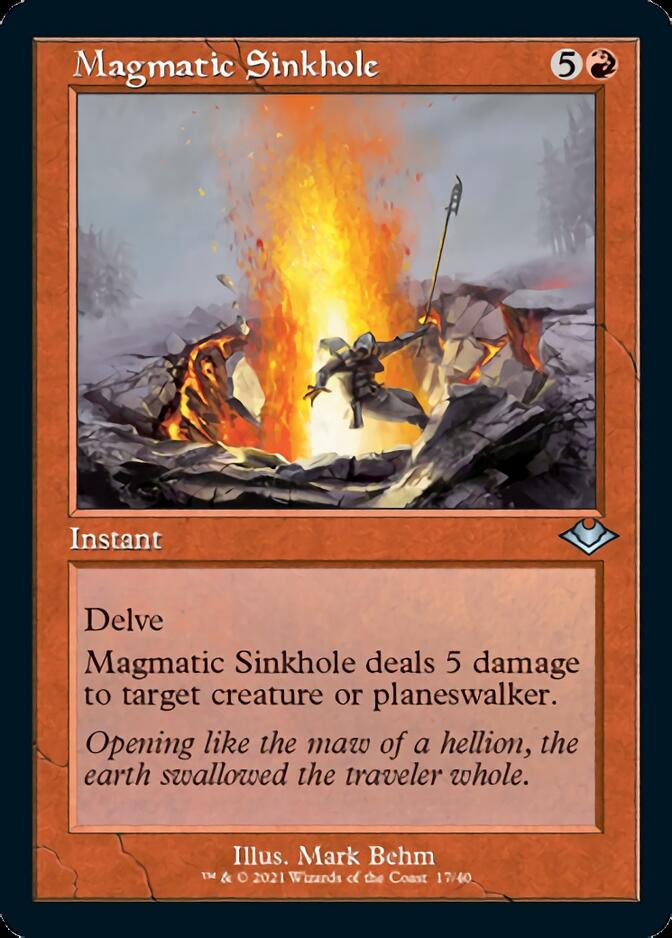 Magmatic Sinkhole (Retro) [Modern Horizons] | Impulse Games and Hobbies