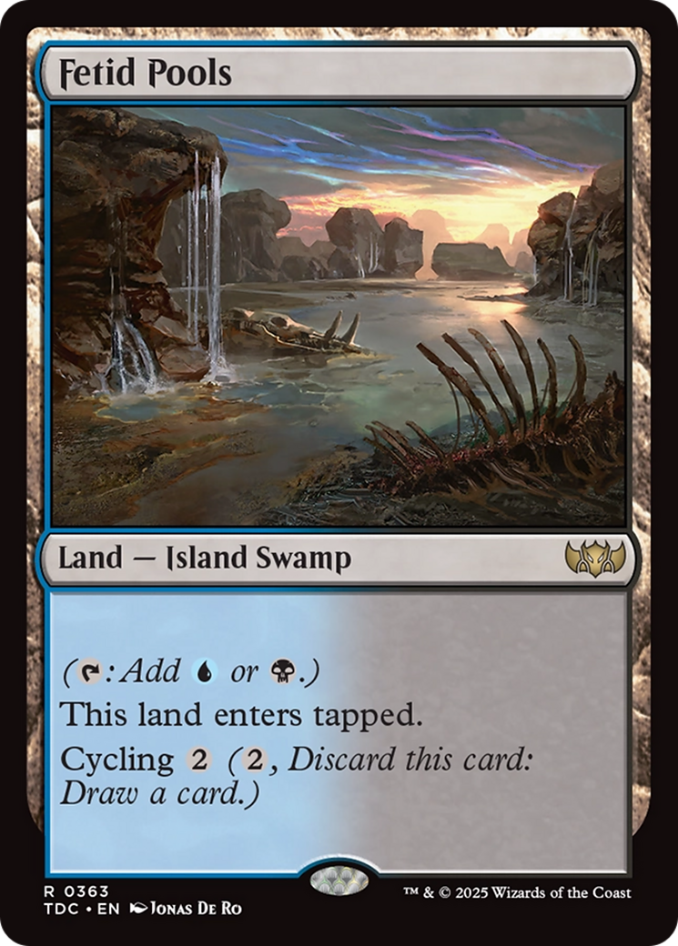 Fetid Pools [Tarkir: Dragonstorm Commander] | Impulse Games and Hobbies