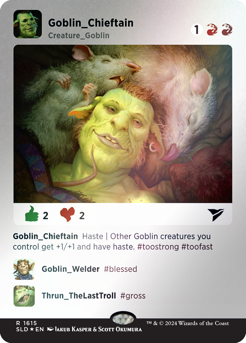 Goblin Chieftain (Rainbow Foil) [Secret Lair Drop Series] | Impulse Games and Hobbies