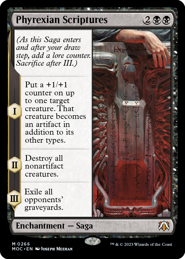 Phyrexian Scriptures [March of the Machine Commander] | Impulse Games and Hobbies