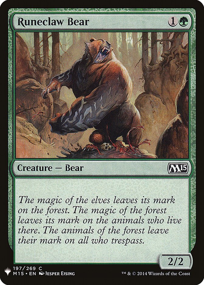 Runeclaw Bear [Mystery Booster] | Impulse Games and Hobbies