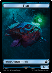 Fish // Clue (0021) Double-Sided Token [Doctor Who Tokens] | Impulse Games and Hobbies