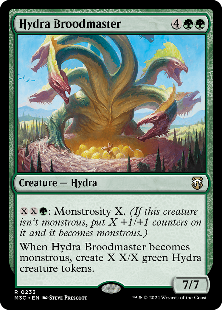 Hydra Broodmaster (Ripple Foil) [Modern Horizons 3 Commander] | Impulse Games and Hobbies