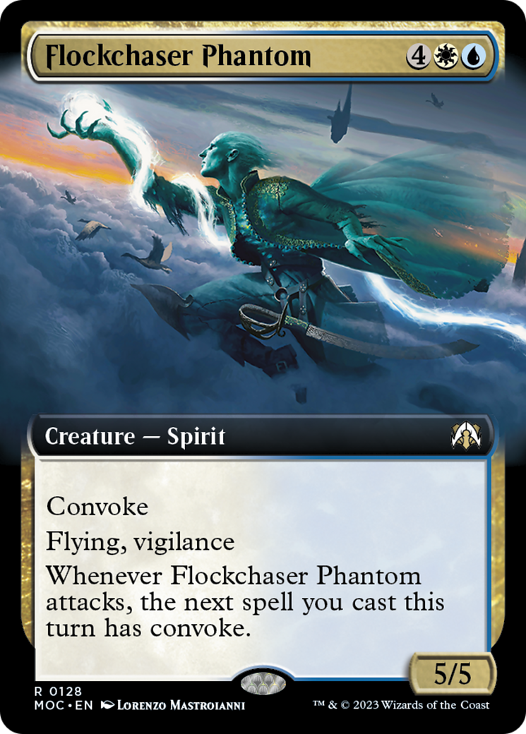 Flockchaser Phantom (Extended Art) [March of the Machine Commander] | Impulse Games and Hobbies