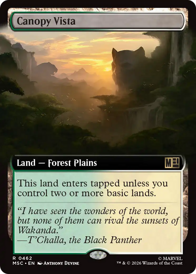 Canopy Vista (Extended Art) [Marvel Super Heroes Commander] | Impulse Games and Hobbies