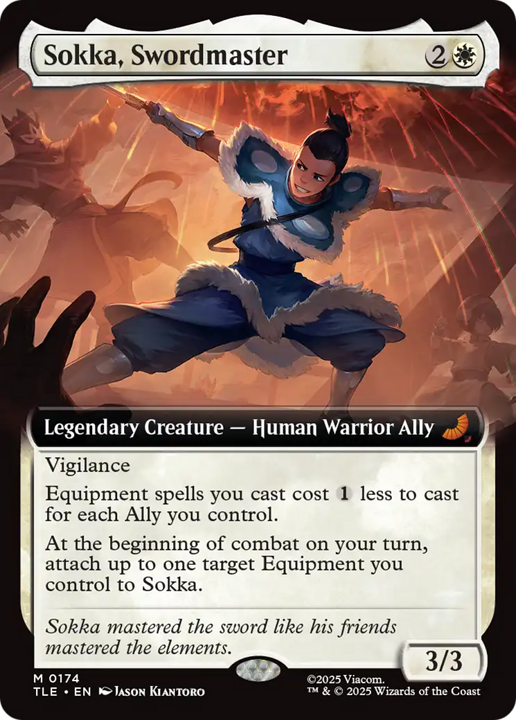 Sokka, Swordmaster (Extended Art) [Avatar: The Last Airbender: Eternal-Legal] | Impulse Games and Hobbies