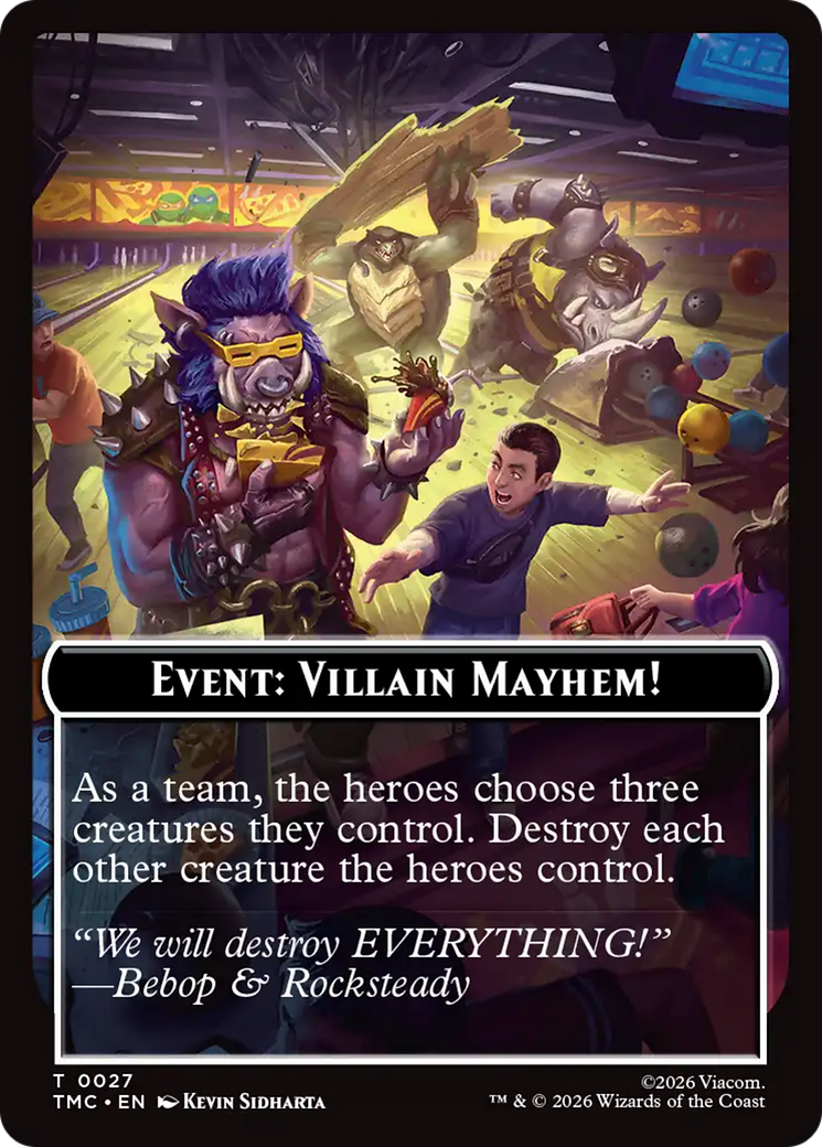 Event: Villain Mayhem! [Teenage Mutant Ninja Turtles Commander Tokens] | Impulse Games and Hobbies