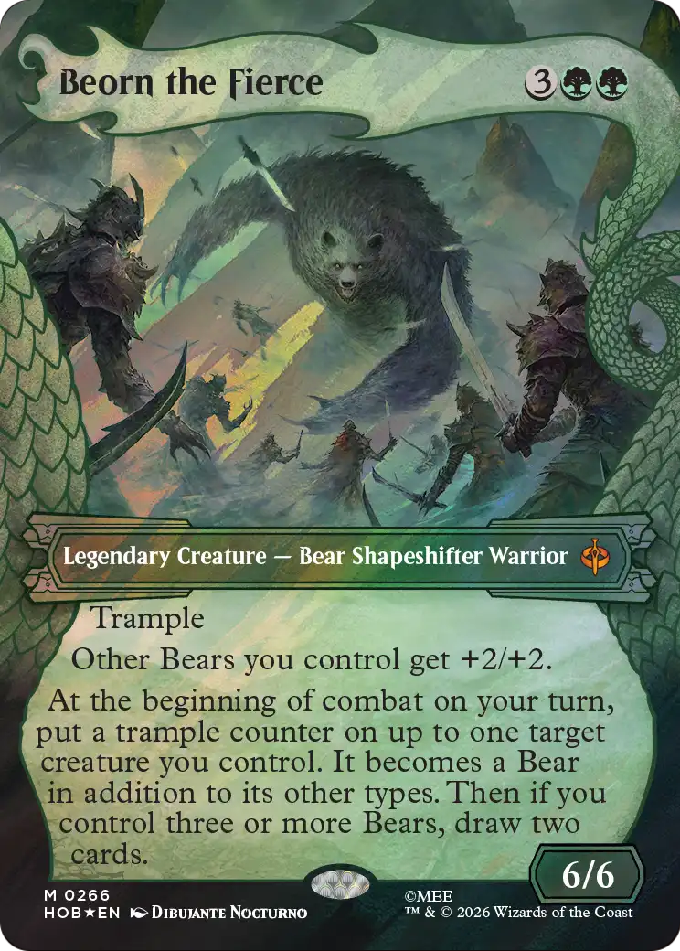 Beorn the Fierce (Showcase) (Surge Foil) [The Hobbit] | Impulse Games and Hobbies
