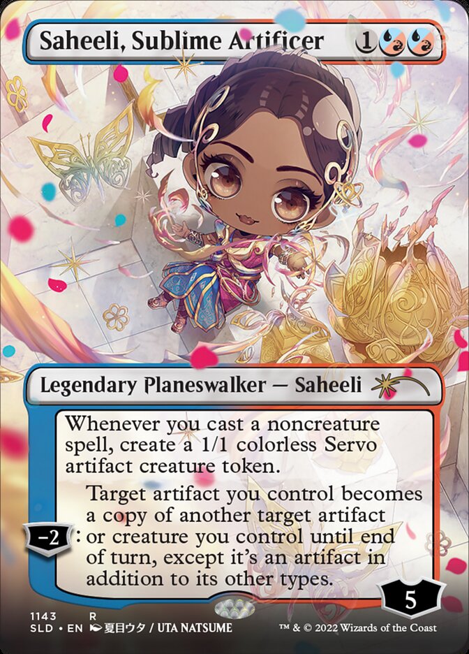 Saheeli, Sublime Artificer (Borderless) [Secret Lair Drop Series] | Impulse Games and Hobbies