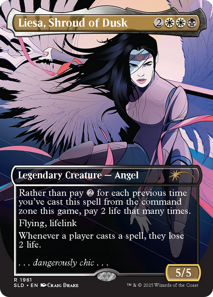 Liesa, Shroud of Dusk (Rainbow Foil) [Secret Lair Drop Series] | Impulse Games and Hobbies