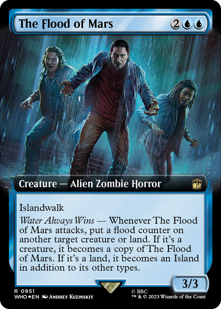 The Flood of Mars (Extended Art) (Surge Foil) [Doctor Who] | Impulse Games and Hobbies