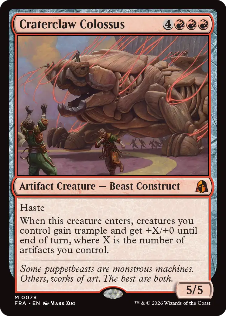 Craterclaw Colossus [Reality Fracture] | Impulse Games and Hobbies