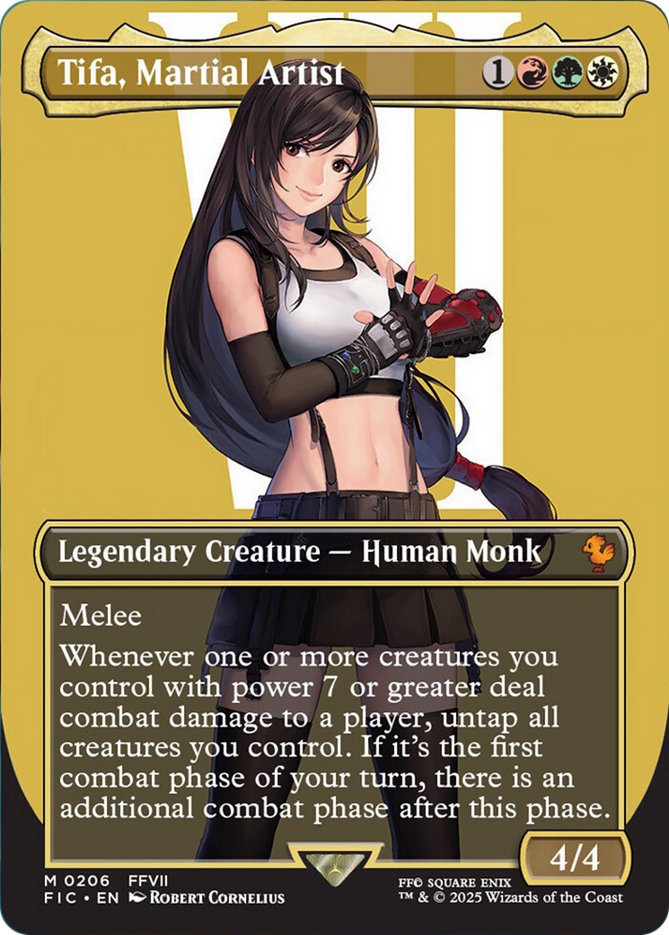 Tifa, Martial Artist (Borderless) [FINAL FANTASY Commander] | Impulse Games and Hobbies