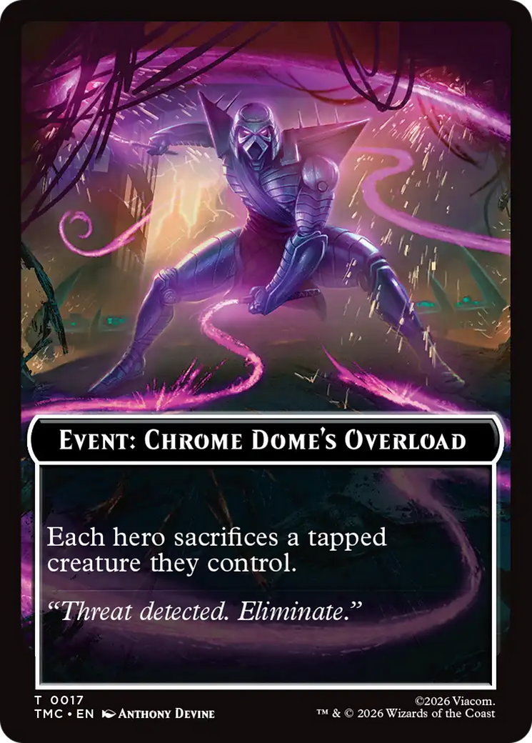 Event: Chrome Dome's Overload [Teenage Mutant Ninja Turtles Commander Tokens] | Impulse Games and Hobbies