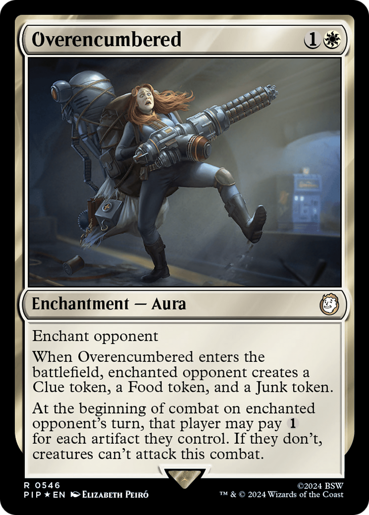 Overencumbered (Surge Foil) [Fallout] | Impulse Games and Hobbies