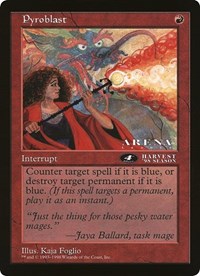 Pyroblast (4th Place) (Oversized) [Oversize Cards] | Impulse Games and Hobbies
