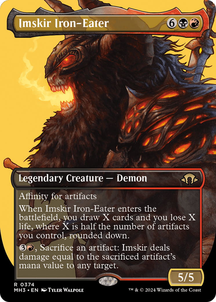 Imskir Iron-Eater (Borderless) [Modern Horizons 3] | Impulse Games and Hobbies