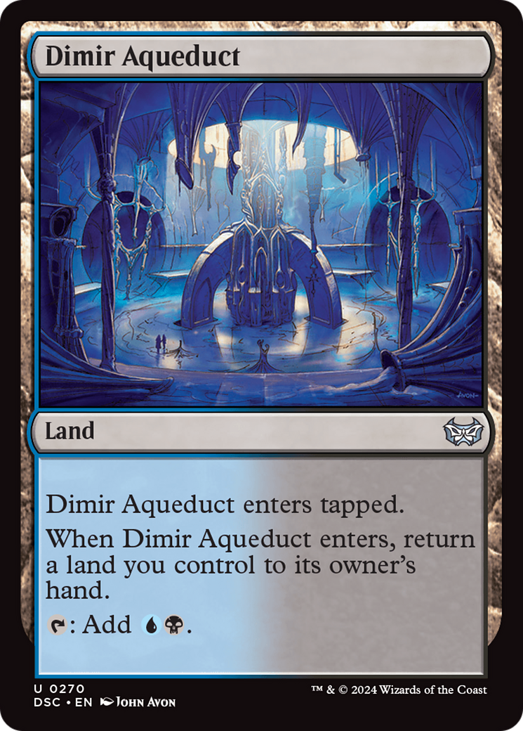 Dimir Aqueduct [Duskmourn: House of Horror Commander] | Impulse Games and Hobbies