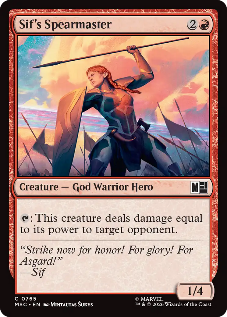 Sif's Spearmaster [Marvel Super Heroes Commander] | Impulse Games and Hobbies
