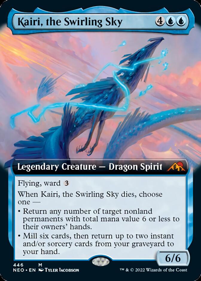 Kairi, the Swirling Sky (Extended Art) [Kamigawa: Neon Dynasty] | Impulse Games and Hobbies