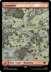 Mountain (720) (Surge Foil) [The Lord of the Rings: Tales of Middle-Earth] | Impulse Games and Hobbies