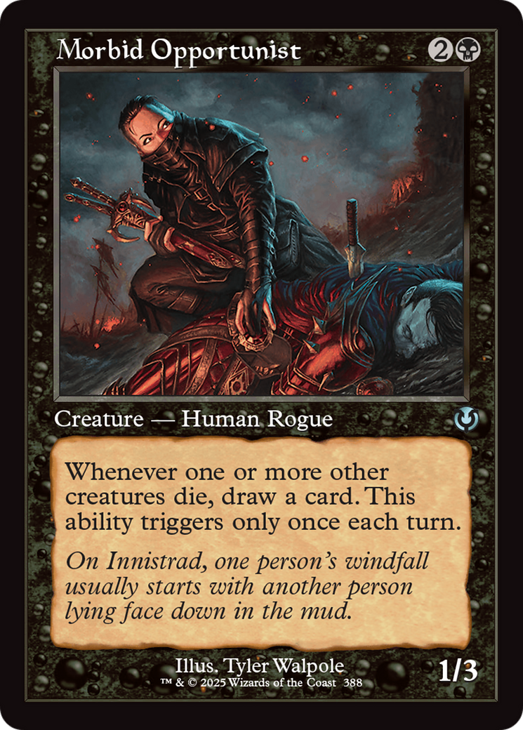 Morbid Opportunist (Retro Frame) [Innistrad Remastered] | Impulse Games and Hobbies