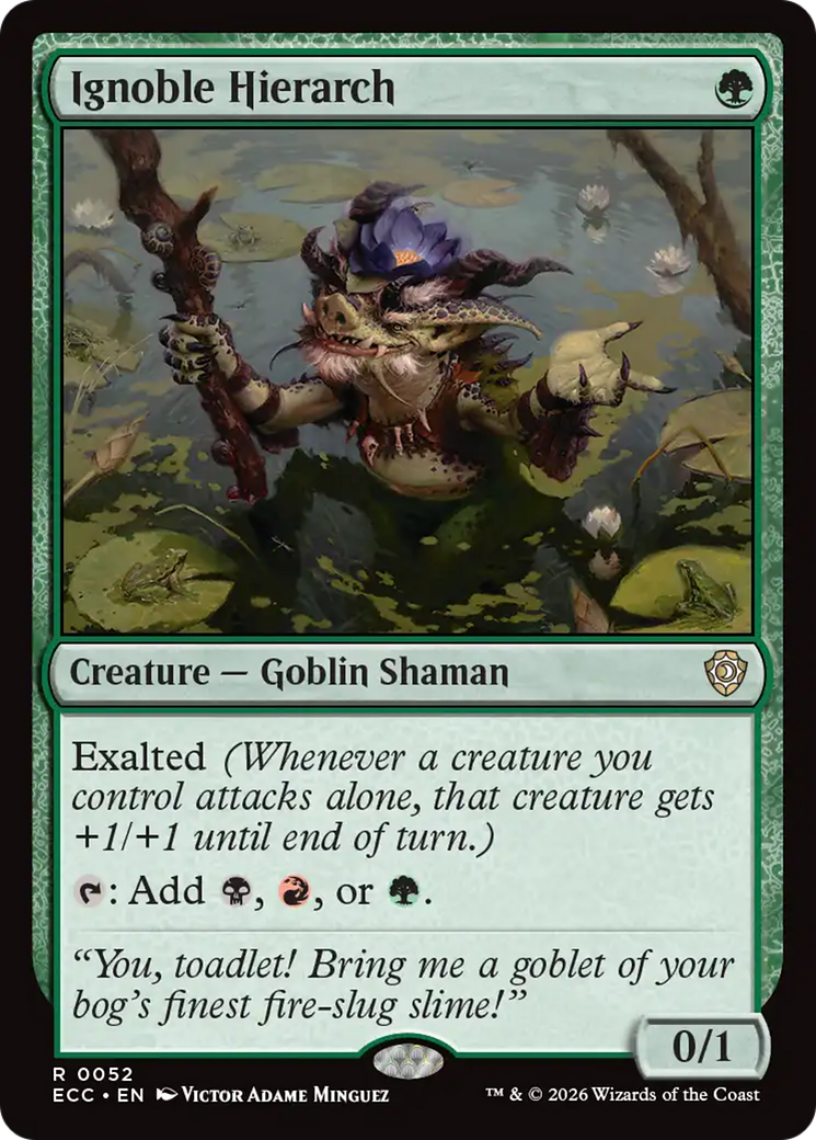 Ignoble Hierarch [Lorwyn Eclipsed Commander] | Impulse Games and Hobbies