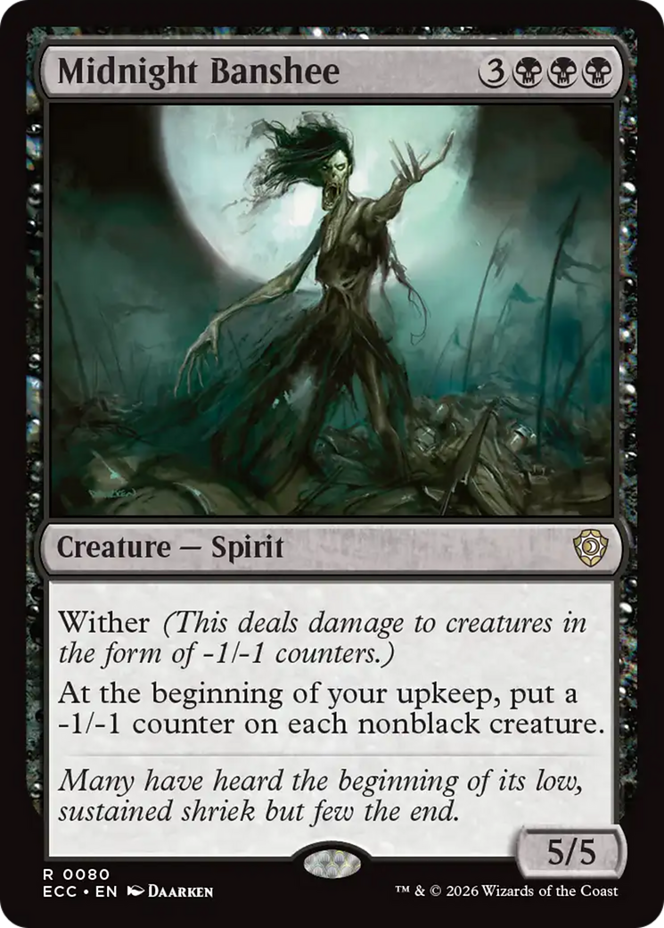 Midnight Banshee [Lorwyn Eclipsed Commander] | Impulse Games and Hobbies
