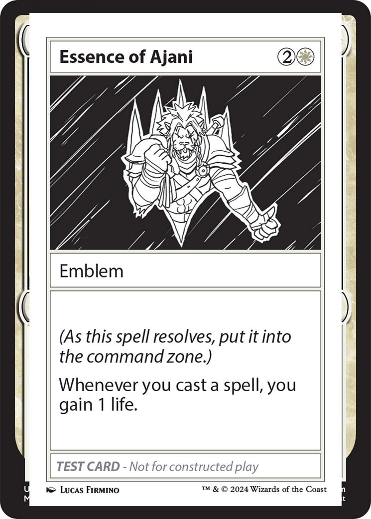 Essence of Ajani [Mystery Booster 2 Playtest Cards] | Impulse Games and Hobbies