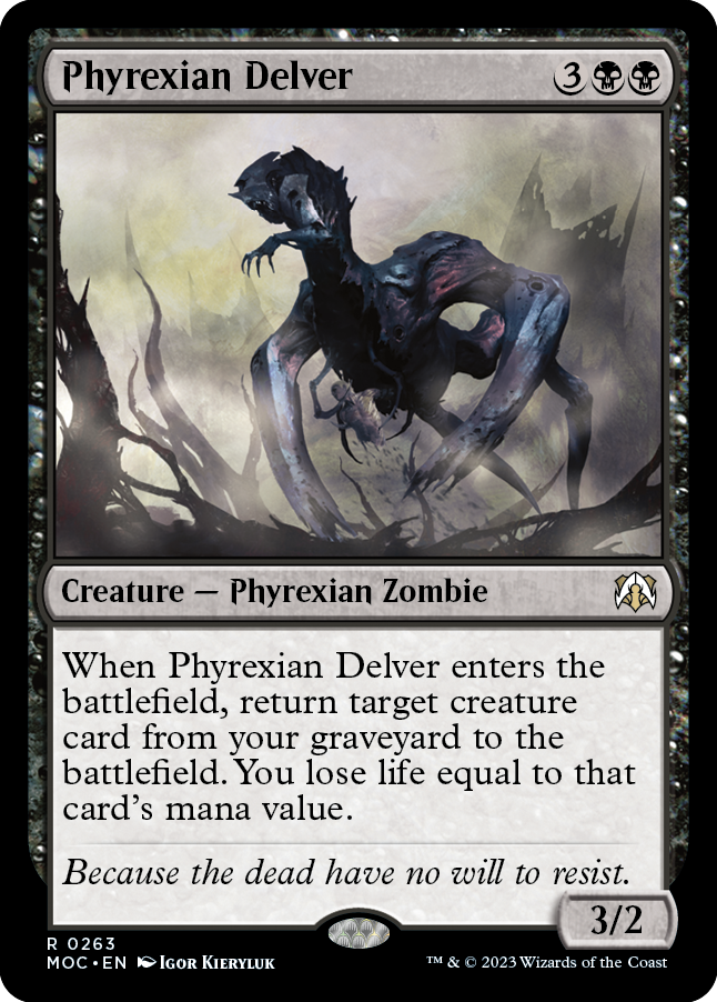 Phyrexian Delver [March of the Machine Commander] | Impulse Games and Hobbies