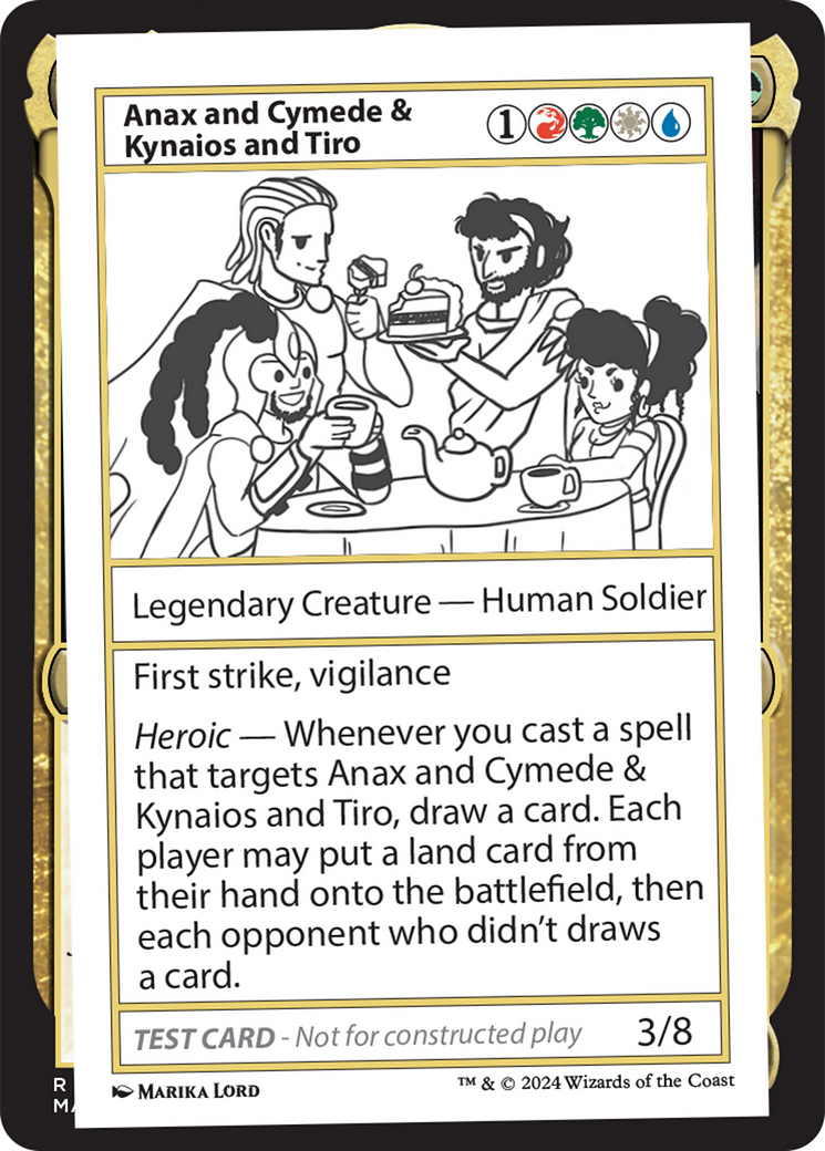 Anax and Cymede & Kynaios and Tiro [Mystery Booster 2 Playtest Cards] | Impulse Games and Hobbies