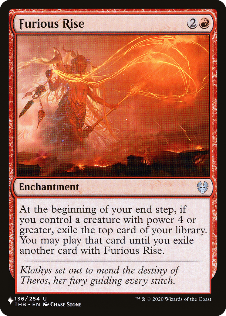 Furious Rise [The List Reprints] | Impulse Games and Hobbies