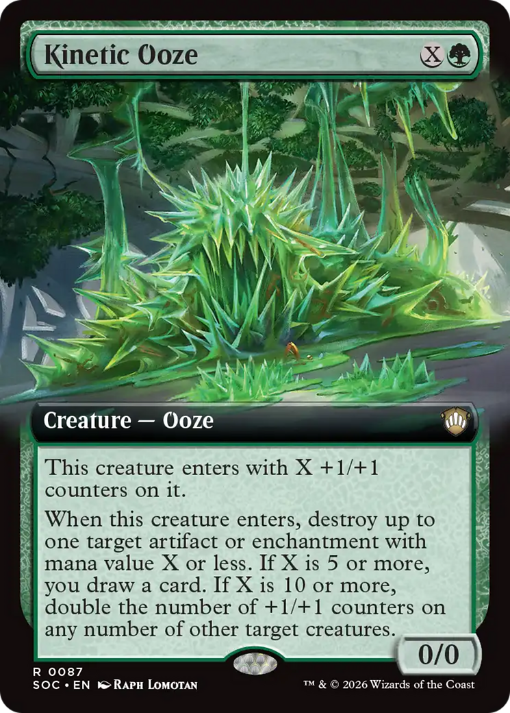 Kinetic Ooze (Extended Art) [Secrets of Strixhaven Commander] | Impulse Games and Hobbies
