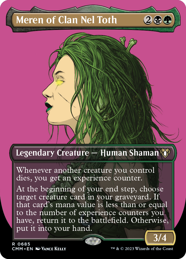 Meren of Clan Nel Toth (Borderless Profile) [Commander Masters] | Impulse Games and Hobbies