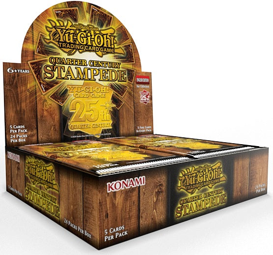 Yu-Gi-Oh! QUARTER CENTURY STAMPEDE BOOSTER BOX | Impulse Games and Hobbies