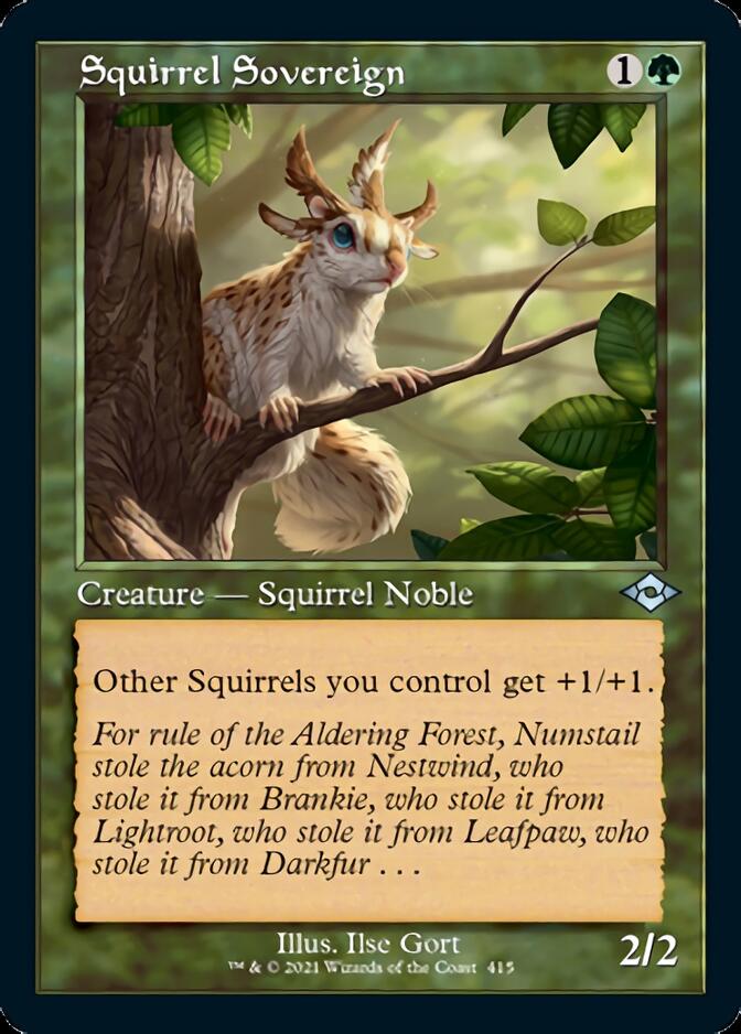 Squirrel Sovereign (Retro Foil Etched) [Modern Horizons 2] | Impulse Games and Hobbies