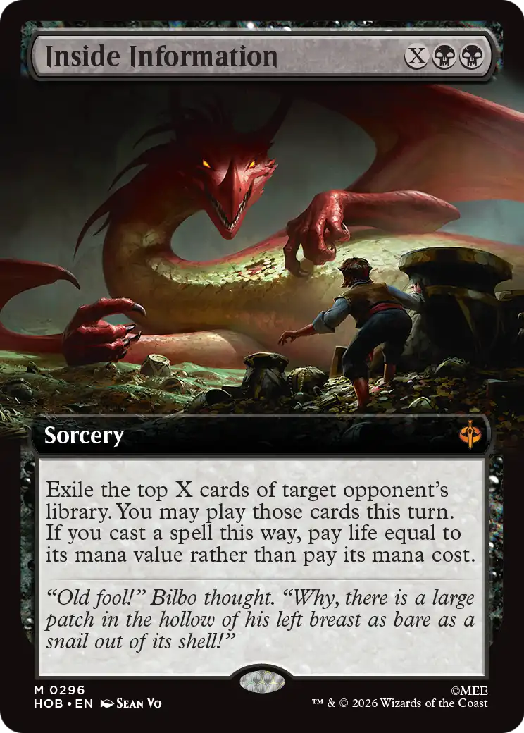 Inside Information (Extended Art) [The Hobbit] | Impulse Games and Hobbies