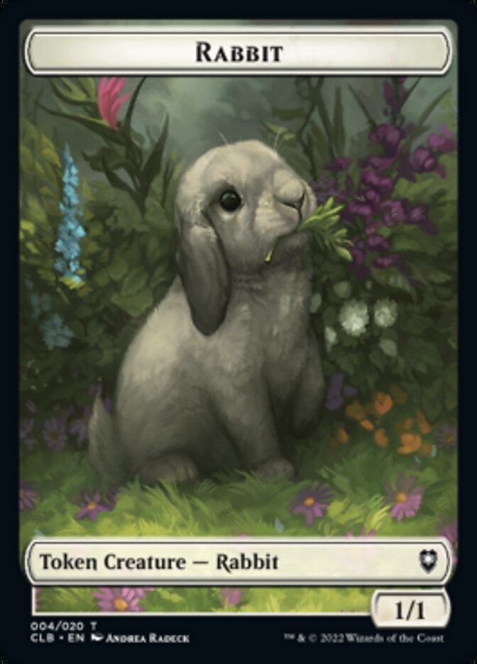 Rabbit Token [Commander Legends: Battle for Baldur's Gate Tokens] | Impulse Games and Hobbies