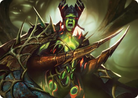 Maze's Mantle Art Card [Phyrexia: All Will Be One Art Series] | Impulse Games and Hobbies