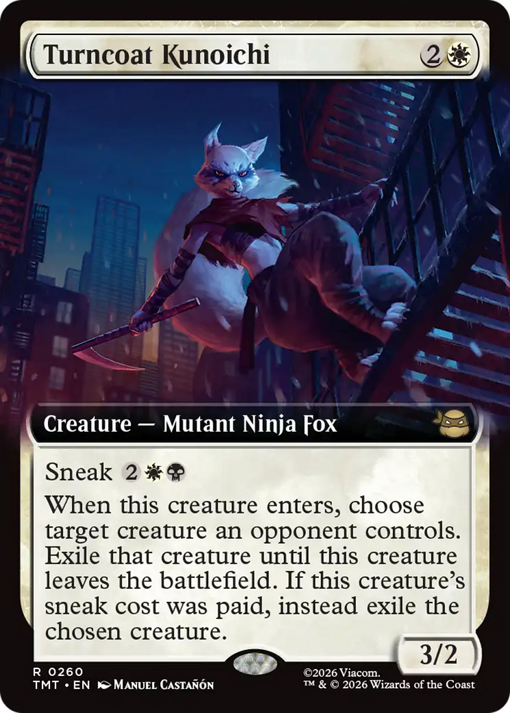 Turncoat Kunoichi (Extended Art) [Teenage Mutant Ninja Turtles] | Impulse Games and Hobbies