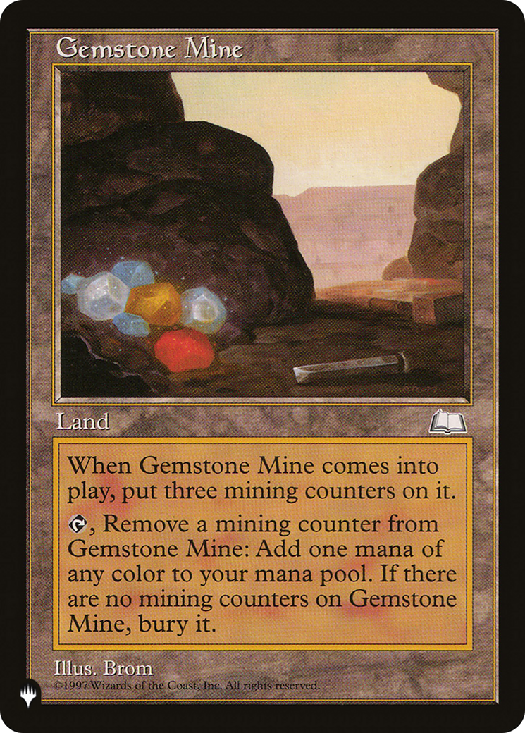 Gemstone Mine (WTH) [The List Reprints] | Impulse Games and Hobbies