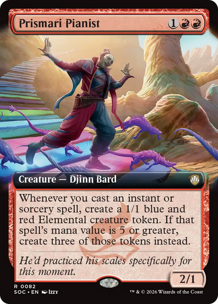 Prismari Pianist (Extended Art) [Secrets of Strixhaven Commander] | Impulse Games and Hobbies