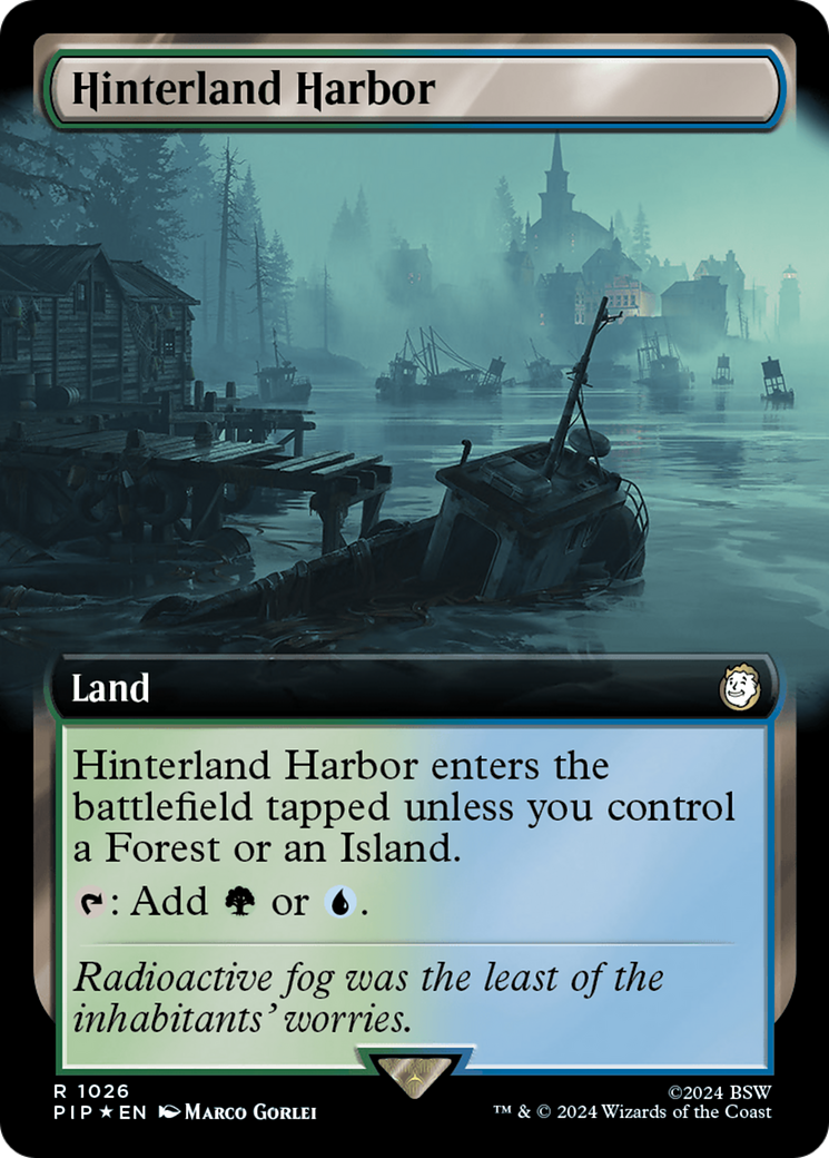 Hinterland Harbor (Extended Art) (Surge Foil) [Fallout] | Impulse Games and Hobbies