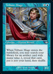 Tribute Mage (Retro Foil Etched) [Modern Horizons] | Impulse Games and Hobbies