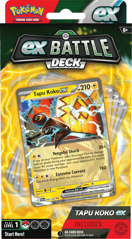 POKEMON DELUXE BATTLE DECKS TAPU KOKO EX/IRON LEAVES EX | Impulse Games and Hobbies